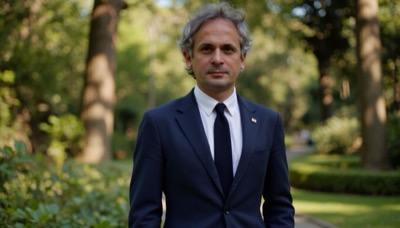 AI-generated film still from Me-Me exploring identity and unlived destinies in Milan